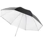 Umbrellas - walimex 2in1 Reflex & Transl. Umbrella white 109cm - quick order from manufacturer