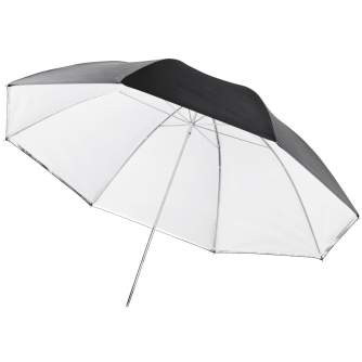 Foto lietussargi - walimex 2in1 Reflex Transl. Umbrella white 109cm 17655 - ātri pasūtīt no ražotāja