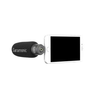 Mikrofoni - SARAMONIC SMARTMIC +DI smartphone mic Lightning iPhone - ātri pasūtīt no ražotāja