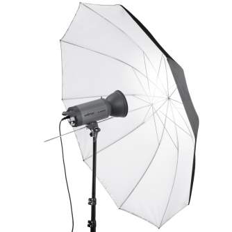 Зонты - walimex 2in1 Reflex & Transl. Umbrella white 150cm - быстрый заказ от производителя