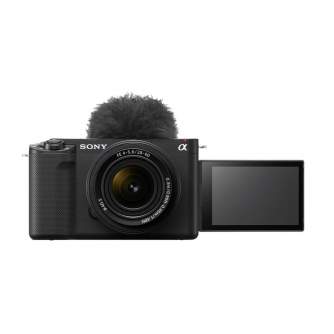 Bezspoguļa kameras - Sony ZV-E1 kit ar 28-60mm 4K vloga bezspoguļa kamera AI 12.1Mpx FF - perc šodien veikalā un ar piegādi