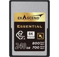 Atmiņas kartes - Exascend 240GB Essential Series CFexpress Type A Memory Card EXPC3EA240GB - быстрый заказ от производителяAtmiņas kartes - Exascend 240GB Essential Series CFexpress Type A Memory Card EXPC3EA240GB - быстрый заказ от производителя