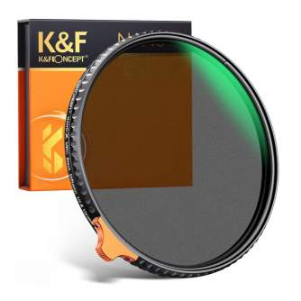 Soft filtri - K&F Concept 82mm, multifunctional adjustable black mist1/4&ND2~32, HD KF01.1816 - ātri pasūtīt no ražotāja