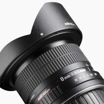 Lenses - walimex pro 8/3.5 Fisheye II APS-C Canon EF-S bl - buy today in store and with delivery