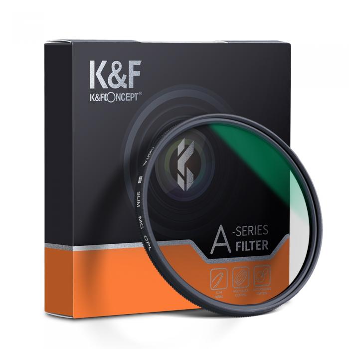 CPL Filters - K&F Concept 77MM CPL, Slim, Green Coated KF01.1160 - quick order from manufacturer