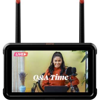 External LCD Displays - Atomos ZATO CONNECT 5.2" Network-Connected Video Monitor & Recorder 1080p60 ATOMZATC01 - quick order from manufacturer