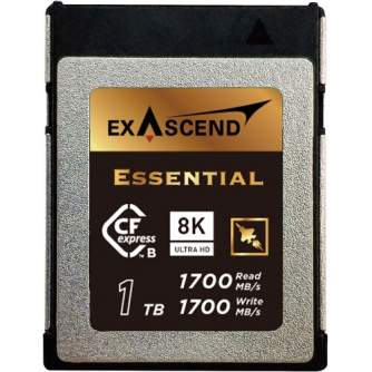 Карты памяти - Exascend 1TB Essential Series CFexpress Type B Memory Card EXPC3E001TB - быстрый заказ от производителя