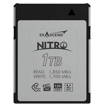 Карты памяти - Exascend 1TB Nitro CFexpress VPG400 Type B Memory Card EXPC3N001TB - быстрый заказ от производителя