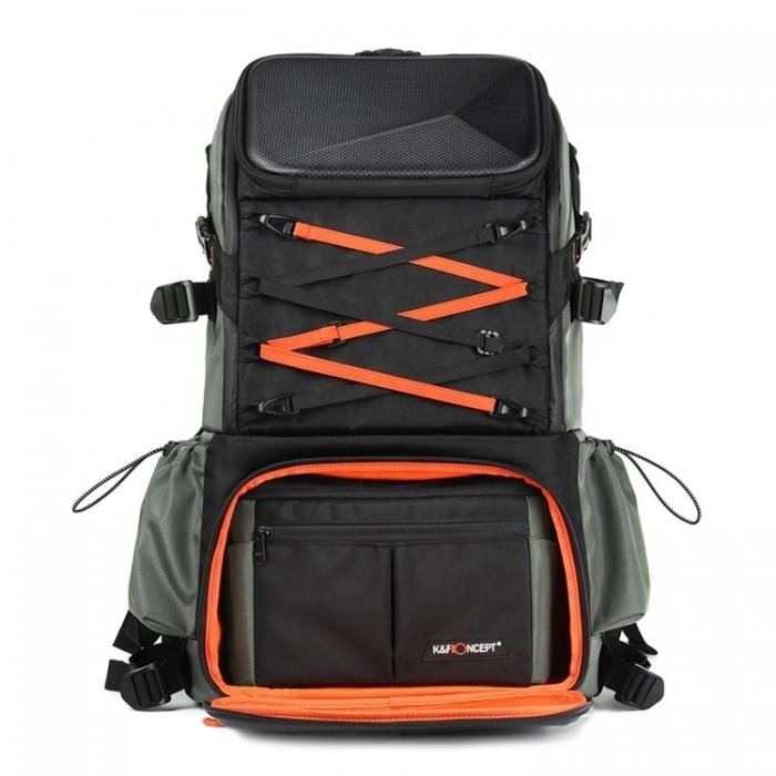 Mugursomas - K&F Concept transport waist bag photo camera waterproof side bag camera backpack with rain cover KF13.107 - ātri pasūtīt no ražotāja