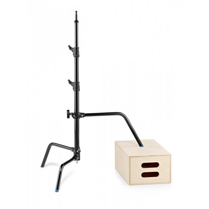 Light Stands - Avenger C-Stand 18 with sliding leg in black finish A2018LCB - quick order from manufacturer