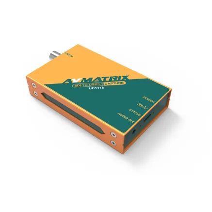 AVMATRIX UC1118 SDI to USB3.1 TYPE-C Uncompressed Video Capture UC1118