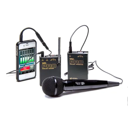 Azden WMS-PRO+i Wireless Microphone System for Smartphones and Tablets