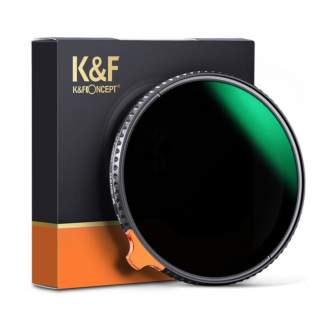 ND neitrāla blīvuma filtri - K&F Concept 67mm Nano X-Pro HD ND2-400 Filter KF01.1616 - perc šodien veikalā un ar piegādi