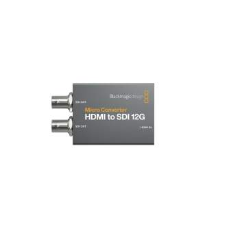 Signāla kodētāji, pārveidotāji - Blackmagic Design Micro Converter HDMI to SDI 12G (incl PS) CONVCMIC/HS12G/WPSU - ātri pasūtīt no ražotāja