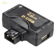 AC Adapters, Power Cords - Rolux D-Tap to USB Adapter for V-Mount Batteries AVXDTAPUSB - quick order from manufacturerAC Adapters, Power Cords - Rolux D-Tap to USB Adapter for V-Mount Batteries AVXDTAPUSB - quick order from manufacturer