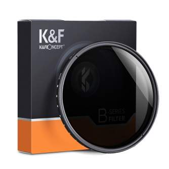 ND neitrāla blīvuma filtri - K&F Concept 82MM Slim Variable/Fader NDX, ND2~ND400 KF01.1114 - perc šodien veikalā un ar piegādi