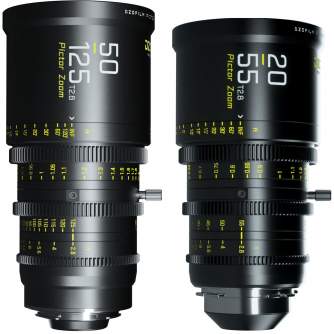 CINEMA Video objektīvi - DZO Optics DZOFilm Pictor Bundle 50-125/20-55 T2.8 (Black) PICTBUNDLE-BK - ātri pasūtīt no ražotāja