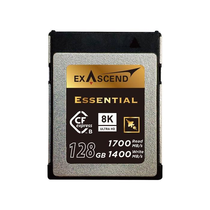 Atmiņas kartes - Exascend 128GB Essential Series CFexpress Type B Memory Card EXPC3E128GB - perc šodien veikalā un ar piegādi