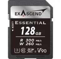 Карты памяти - Exascend 128GB Essential UHS-II SDXC Memory Card EX128GSDU2-S - быстрый заказ от производителяКарты памяти - Exascend 128GB Essential UHS-II SDXC Memory Card EX128GSDU2-S - быстрый заказ от производителя
