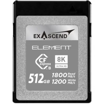Atmiņas kartes - Exascend 512GB Element Series CFexpress Type B Memory Card EXPC3S512GB - ātri pasūtīt no ražotāja