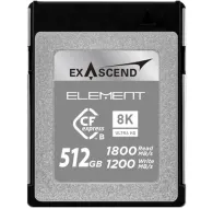 Memory Cards - Exascend 512GB Element Series CFexpress Type B Memory Card EXPC3S512GB - quick order from manufacturerMemory Cards - Exascend 512GB Element Series CFexpress Type B Memory Card EXPC3S512GB - quick order from manufacturer