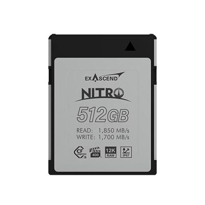 Карты памяти - Exascend 512GB Nitro CFexpress VPG400 Type B Memory Card EXPC3N512GB - быстрый заказ от производителя