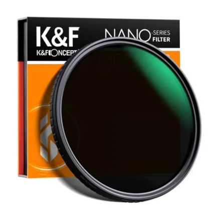 K&F Concept 77mm Nano-X Variable/Fader ND Filter, ND32-ND521, W/O Black KF01.1474