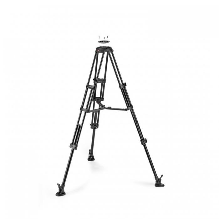 Video Tripods - Manfrotto Alu Twin MS Tripod 100/75mm MVTTWINMA - quick order from manufacturer