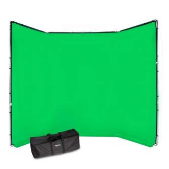 Backgrounds - Manfrotto ChromaKey FX 4x2.9m Background Kit Green MLBG4301KG - quick order from manufacturer