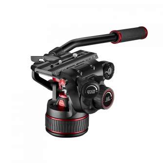 Tripod Heads - Manfrotto Nitrotech 608 Fluid Video Head With CBS MVH608AH - quick order from manufacturer