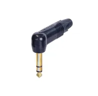 Audio cables, adapters - Neutrik NP3RX-B 1/4" Professional Phone Plug, Gold Contacts, Black - quick order from manufacturerAudio cables, adapters - Neutrik NP3RX-B 1/4" Professional Phone Plug, Gold Contacts, Black - quick order from manufacturer