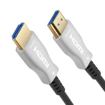 Video vadi, kabeļi - PremiumCord 18Gbps Active Optical (AOC) HDMI fiber 4K@60Hz cable 10m gold plated KPHDM2X10 - perc šodien veikalā un ar piegādi