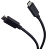Kabeļi - PremiumCord USB-C cable (USB 3.2 generation 2x2, 5A, 20Gbit/s ) black, 0.5m KU31CH05BK - ātri pasūtīt no ražotājaKabeļi - PremiumCord USB-C cable (USB 3.2 generation 2x2, 5A, 20Gbit/s ) black, 0.5m KU31CH05BK - ātri pasūtīt no ražotāja