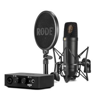 Podkāstu mikrofoni - RODE NT1 & AI-1 pilns studijas komplekts MROD501 - ātri pasūtīt no ražotāja