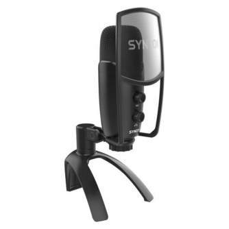 Podcast Microphones - SYNCO CMic-V2 Professional Condenser Microphone with Pop Filter - quick order from manufacturer