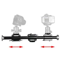 Tripod Heads - Walimex WT-628 Extension Arm with 2 sledges - quick order from manufacturerTripod Heads - Walimex WT-628 Extension Arm with 2 sledges - quick order from manufacturer
