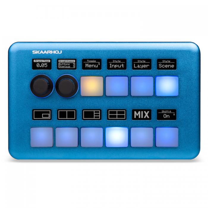 Video mikseri - Skaarhoj Quick Pad (Blue) QUICK-PAD-V1-BU - ātri pasūtīt no ražotāja