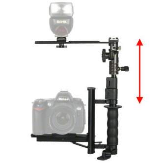 Держатели - walimex Flip Flash Bracket with TELESCOPIC Arm - быстрый заказ от производителя