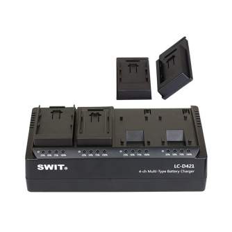 Kameras bateriju lādētāji - Swit LC-D421 4-kanálová nabíjačka LC-D421 BODY - ātri pasūtīt no ražotāja