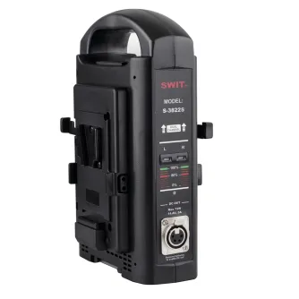 V-Mount Battery Chargers - Swit S-3822S 2-channel simultaneous charger for V-Mount batteries S-3822S - quick order from manufacturer