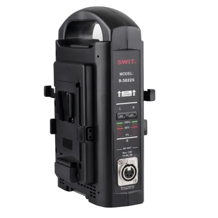 Swit S-3822S 2-channel simultaneous charger for V-Mount batteries S-3822S