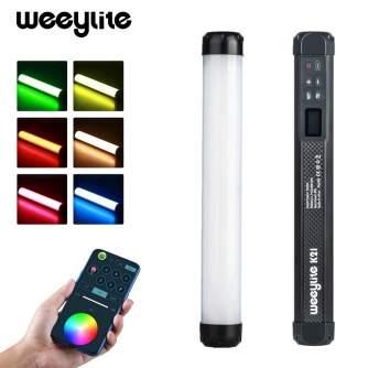 LED Gaismas nūjas - Viltrox Weeylite K21 Full Color Handheld 2500K~8500K RGB LED Light Stick VILTROX - perc šodien veikalā un ar piegādi