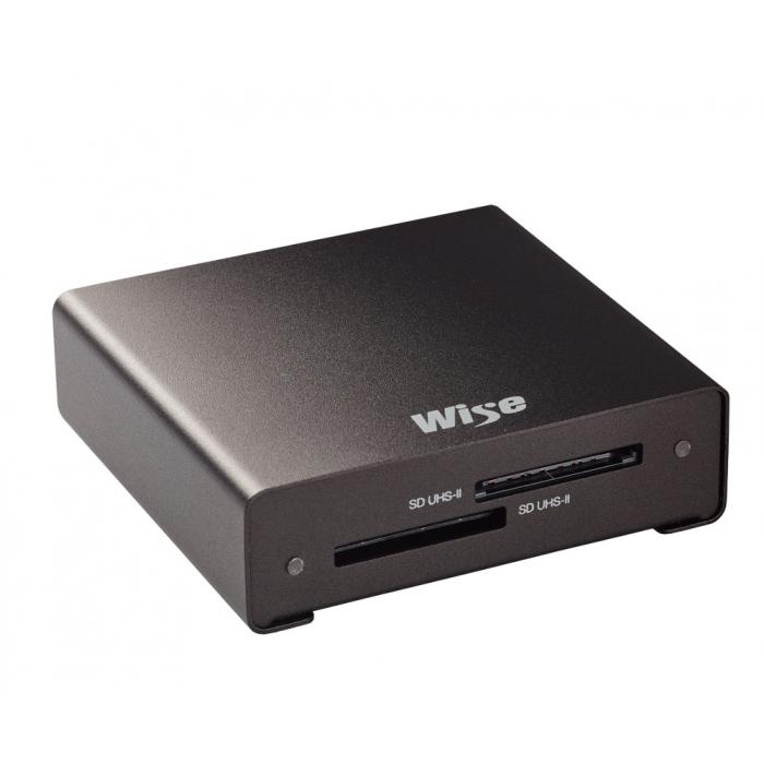 Memory Cards - Wise DSD05 Dual SD UHS-II Card Reader WI-WA-DSD05 - quick order from manufacturer