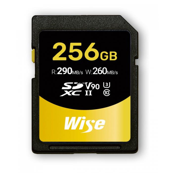 Memory Cards - Wise SD-N 256GB SDXC UHS-II V90 Memory Card WI-SD-N256 - quick order from manufacturer