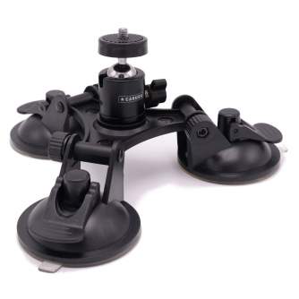 Accessories for Action Cameras - Caruba Drievoudige Zuignap PRO Mount - buy today in store and with delivery