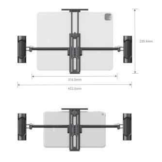 Shoulder RIG - SMALLRIG 2929 TABLET MOUNT FOR IPAD W DUAL HANDGRIP 2929 - quick order from manufacturer