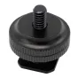 Новые товары - Caruba Hot Shoe Adapter - Universal Hot Shoe -> 1/4" Male Screw Thread (with Spacer) Black - быстрый заказ от про