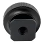 Новые товары - Caruba Hot Shoe Adapter - Universal Hot Shoe -> 1/4" Male Screw Thread (with Spacer) Black - быстрый заказ от про