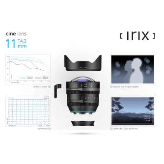 CINEMA Video Lences - Irix 11mm T4.3 Canon EF mount Cinema lens 8K IL-C11-EF - quick order from manufacturer