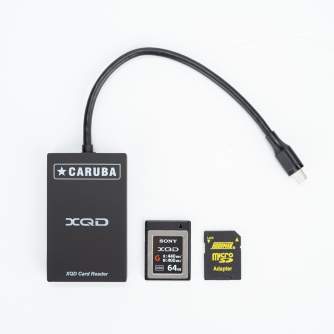Memory Cards - Caruba 2 in 1 Cardreader XQD + SD USB-C - quick order from manufacturer